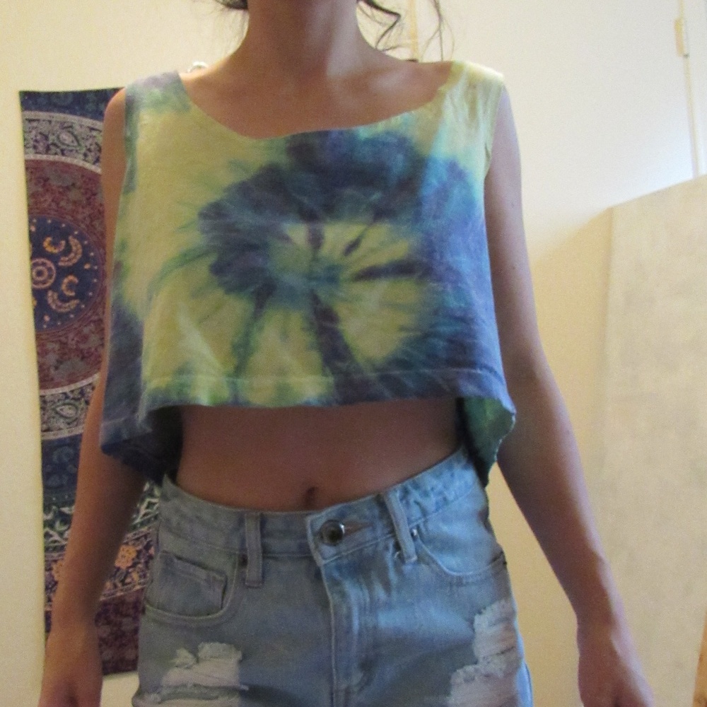 Tie dye crop top